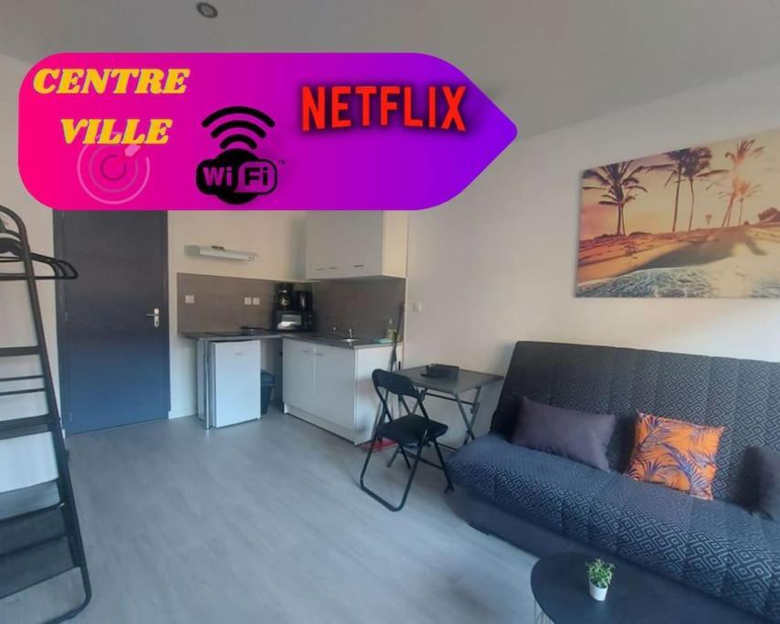 Super Studio Tout Equipe Wifi 2Pers Saint-Quentin  Esterno foto